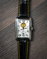 Bespoke Watch Strap in Black Crocodile