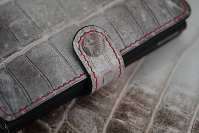 Bespoke Bifold Wallet in Natural Himalayan Crocodile