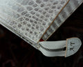 Bespoke Clutch Bag in Natural Himalayan Crocodile