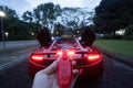 Bespoke Key Fob Cover in Ferrari Red Crocodile