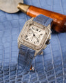 Bespoke Watch Strap in Baby Blue Himalayan Crocodile