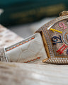 Bespoke Watch Strap in Natural Himalayan Crocodile