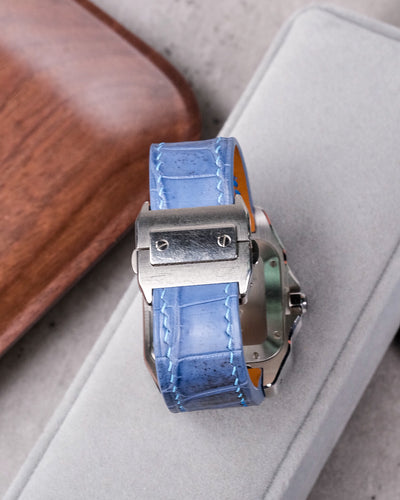 Bespoke Watch Strap in Baby Blue Himalayan