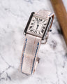 Bespoke Watch Strap in Natural Himalayan Crocodile