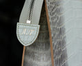 Bespoke Clutch Bag in Natural Himalayan Crocodile