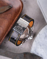 Bespoke Watch Strap in Black Crocodile