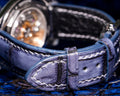 Bespoke Watch Strap in Grey Rubbed Off Crocodile
