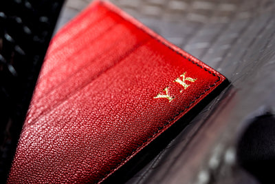 Bespoke Bifold Wallet in Black Crocodile Leather