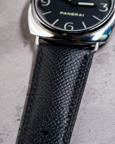 Bespoke Watch Strap in Black Epsom