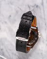 Bespoke Watch Strap in Black Chèvre
