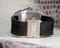 Bespoke Watch Strap in Black Crocodile