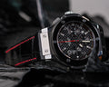 Bespoke Watch Strap in Black Crocodile