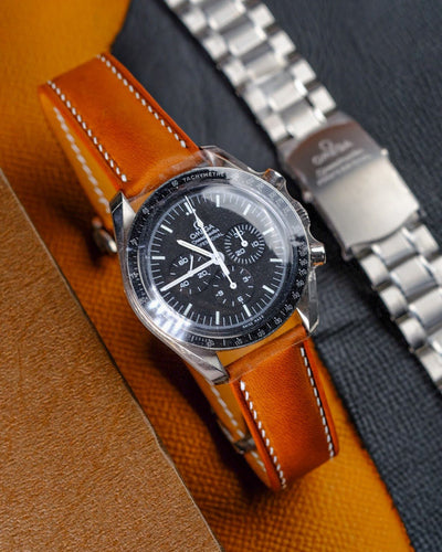 Bespoke Watch Strap in Golden Barenia