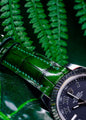 Bespoke Watch Strap in Pine Green Alligator