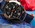 Bespoke Watch Strap in Navy Blue Crocodile