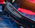Bespoke Watch Strap in Navy Blue Crocodile