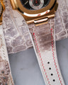 Bespoke Watch Strap in Natural Himalayan Crocodile