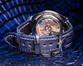 Bespoke Watch Strap in Grey Rubbed Off Crocodile