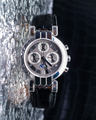 Bespoke Watch Strap in Jet Black Crocodile