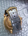 Bespoke Watch Strap in Metallic Silver Alligator