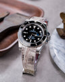 Bespoke Watch strap in Natural Himalayan Crocodile