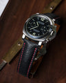Bespoke Watch Strap in Black Chèvre