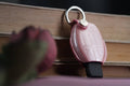 Bespoke Key Fob Cover in Baby Pink Crocodile