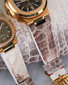 Bespoke Watch Strap in Natural Himalayan Crocodile