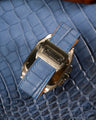 Bespoke Watch Strap in Baby Blue Himalayan Crocodile