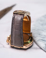 Bespoke Watch Strap in Grey Himalayan Crocodile