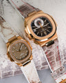 Bespoke Watch Strap in Natural Himalayan Crocodile