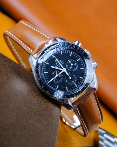 Bespoke Watch Strap in Golden Barenia