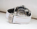 Bespoke Watch Strap in White Crocodile