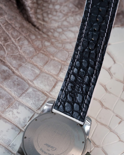 Bespoke Watch Strap in Natural Himalayan Crocodile
