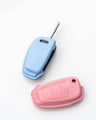 Bespoke Key Fob Covers in Baby Blue & Baby Pink Nappa