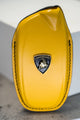 Bespoke Key Fob Cover in Yellow Nappa