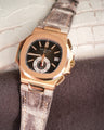 Bespoke Watch Strap in Natural Himalayan Crocodile