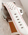 Bespoke Watch Strap in White Nappa
