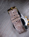 Bespoke Watch Strap in Natural Himalayan Crocodile