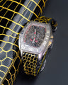 Bespoke Watch Strap in Black Gold Alligator