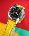 Bespoke Watch Strap in Yellow Crocodile