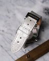 Bespoke Watch Strap in Millennium White Crocodile