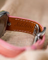 Bespoke Watch Strap in Baby Pink Crocodile