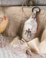 Bespoke Key Fob Cover in Natural Himalayan Crocodile