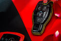 Bespoke Key Fob Covers in Ferrari Red Nappa & Black Crocodile