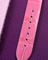 Bespoke Watch Strap in Baby Pink Crocodile