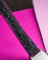 Bespoke Watch Strap in Fuchsia Pink Crocodile