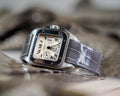 Bespoke Watch Strap in Metal Grey Crocodile