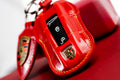 Bespoke Key Fob Cover in Ferrari Red Crocodile