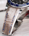Bespoke Watch Strap in Natural Himalayan Crocodile